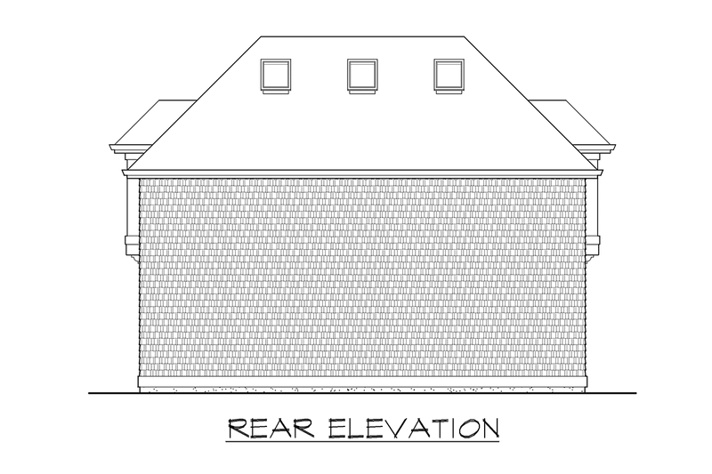 House Design - Exterior - Other Elevation 2 for Cottage House Plan #132-189 - 1 bed, 1 bath