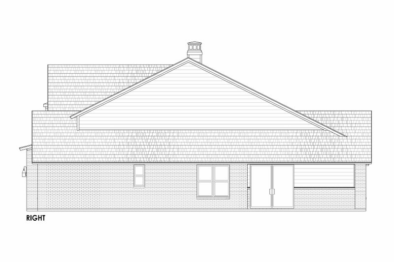 Dream House Plan - Exterior - Other Elevation 1 for Farmhouse House Plan #1096-92 - 4 bed, 2.5 bath