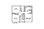 Colonial Style House Plan - 3 Beds 3 Baths 2428 Sq/Ft Plan #312-814 