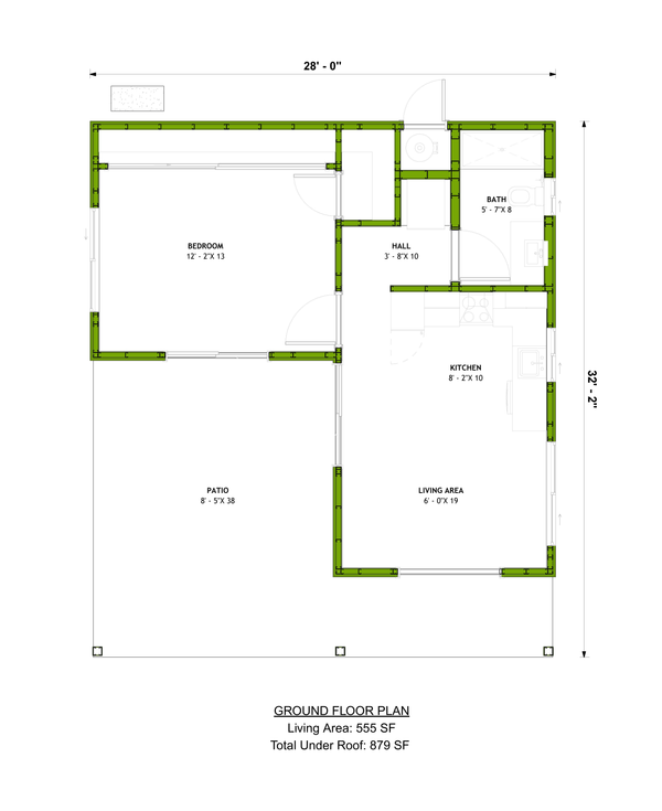 Architectural House Design - Modern Floor Plan - Main Floor Plan #1106-61