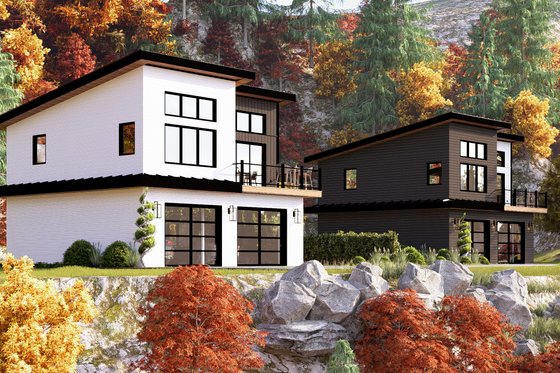 Exterior - Other Elevation for Contemporary House Plan #1064-433 - 2 bed, 1 bath