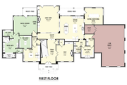 Southern Style House Plan - 4 Beds 3.5 Baths 4792 Sq/Ft Plan #1092-60 