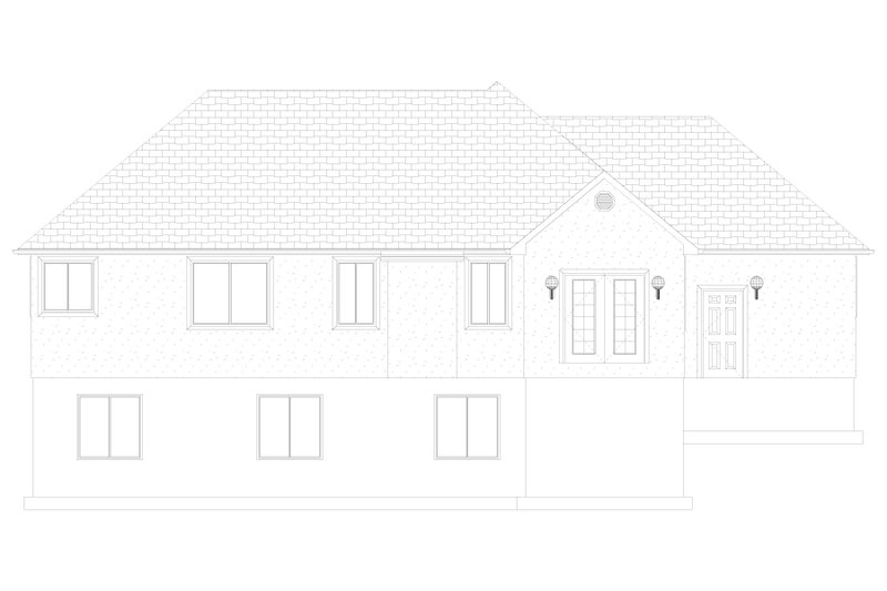 House Design - Exterior - Rear Elevation 1 for Traditional House Plan #1060-226 - 3 bed, 2 bath