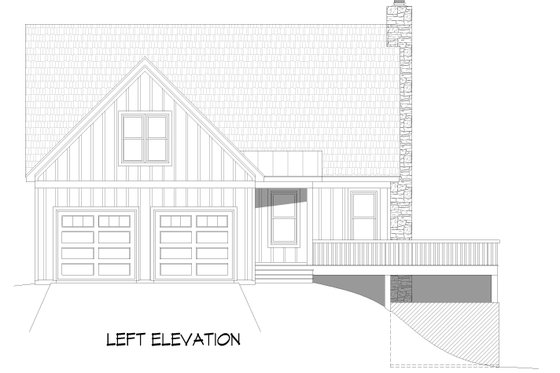 Exterior - Other Elevation for Southern House Plan #932-858 - 2 bed, 2.5 bath