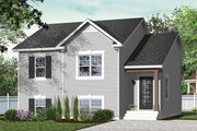 Country Style House Plan - 2 Beds 1 Baths 850 Sq/Ft Plan #23-2228 