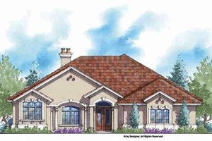 Exterior - Front Elevation 3 for Country House Plan #938-48 - 3 bed, 3 bath
