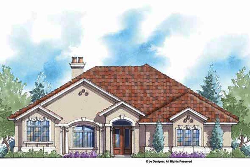 Home Plan - Exterior - Front Elevation 3 for Country House Plan #938-48 - 3 bed, 3 bath