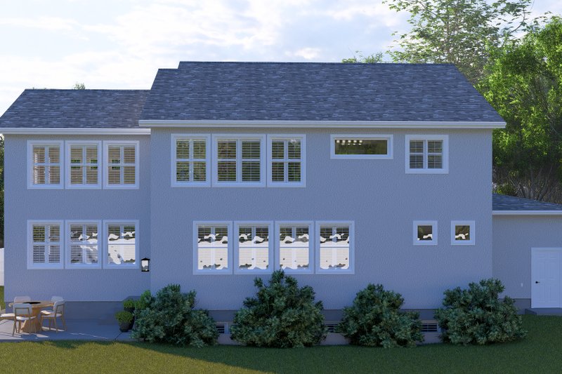 Architectural House Design - Exterior - Rear Elevation 1 for Farmhouse House Plan #1060-245 - 3 bed, 2.5 bath