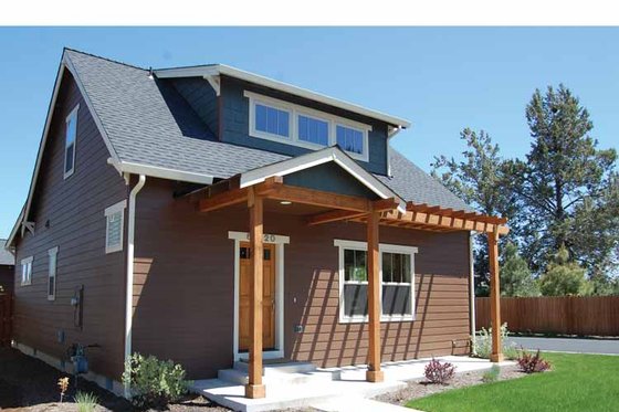 Exterior - Front Elevation 5 for Craftsman House Plan #895-73 - 3 bed, 2.5 bath