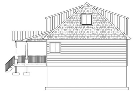 Exterior - Other Elevation for Cabin House Plan #1060-24 - 3 bed, 2.5 bath