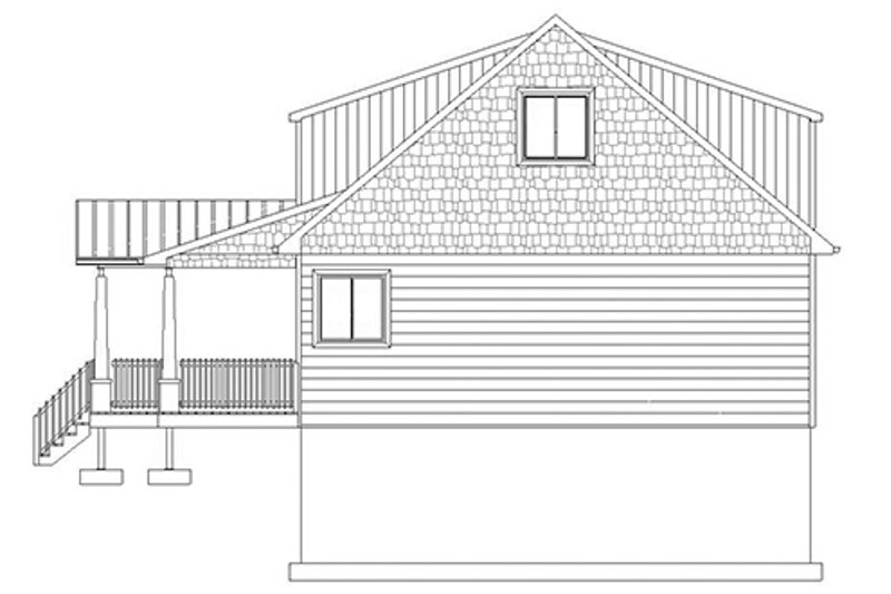 Home Plan - Exterior - Other Elevation for Cabin House Plan #1060-24 - 3 bed, 2.5 bath