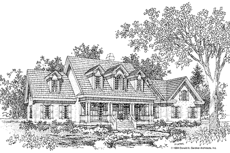 Dream House Plan - Country Exterior - Front Elevation Plan #929-287