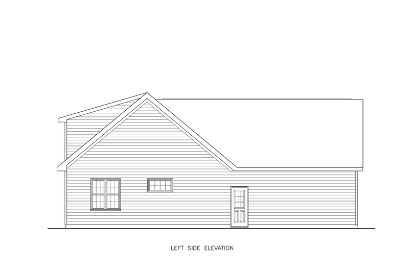 Dream House Plan - Exterior - Other Elevation for Traditional House Plan #54-659 - 3 bed, 2.5 bath