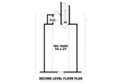 European Style House Plan - 3 Beds 2 Baths 2021 Sq/Ft Plan #81-1464 