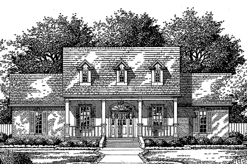 Home Plan - Exterior - Front Elevation 3 for Classical House Plan #472-216 - 3 bed, 2 bath