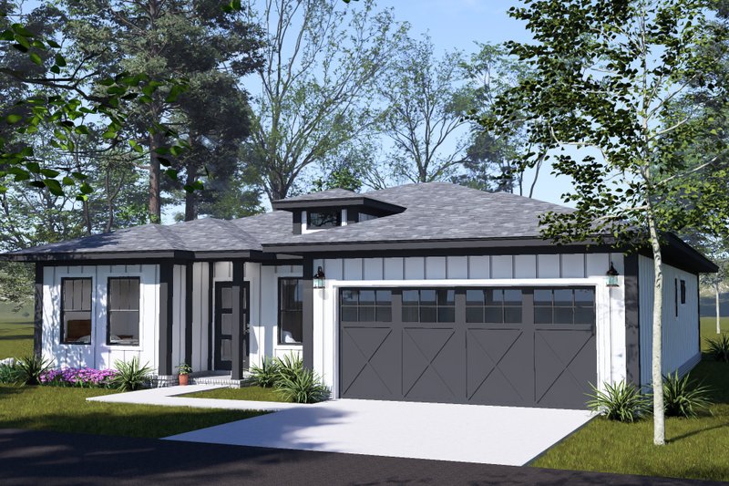 Dream House Plan - Exterior - Other Elevation 2 for Modern House Plan #513-2490 - 3 bed, 3 bath