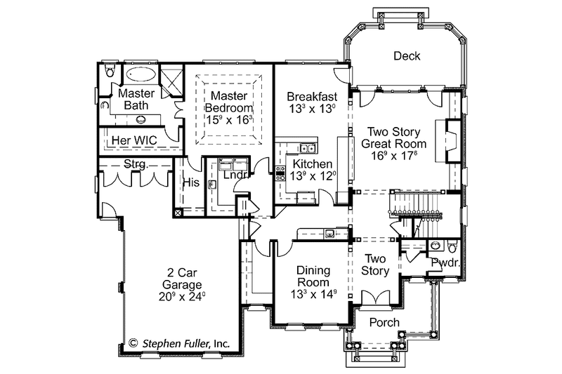Colonial Style House Plan - 4 Beds 3.5 Baths 3394 Sq/Ft Plan #429-405 ...