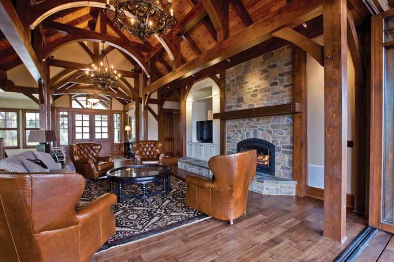 House Plan Design - Interior - Family Room 1 for Craftsman House Plan #132-561 - 5 bed, 4 bath