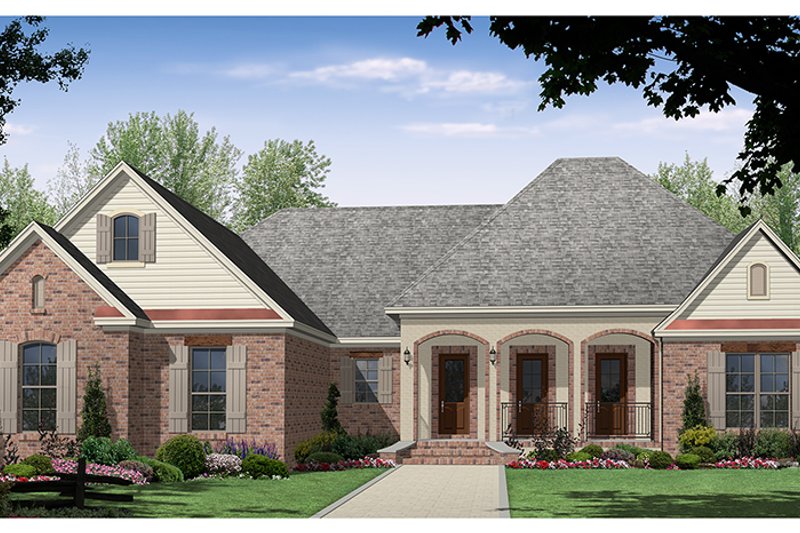 Home Plan - Exterior - Front Elevation 4 for Country House Plan #21-433 - 3 bed, 2.5 bath