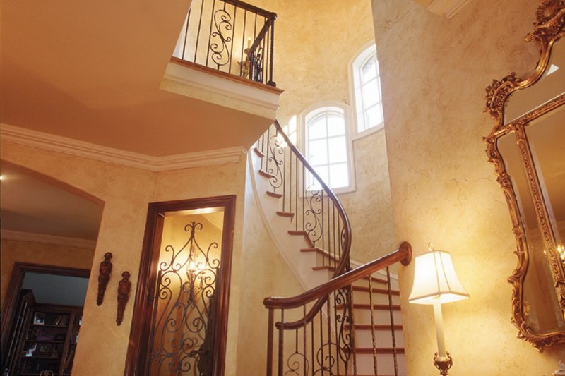 Architectural House Design - Interior - Entry for European House Plan #453-176 - 3 bed, 3.5 bath