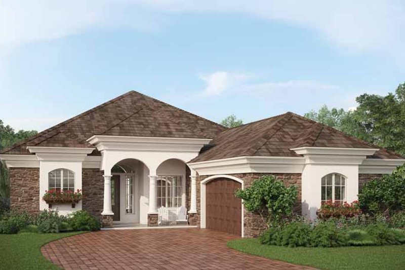 Dream House Plan - Country Exterior - Front Elevation Plan #938-14