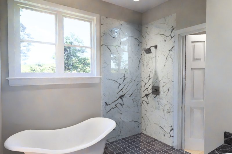 Dream House Plan - Interior - Master Bathroom 1 for Modern House Plan #513-2477 - 3 bed, 3 bath