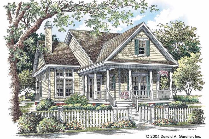 Home Plan - Country Exterior - Front Elevation Plan #929-719