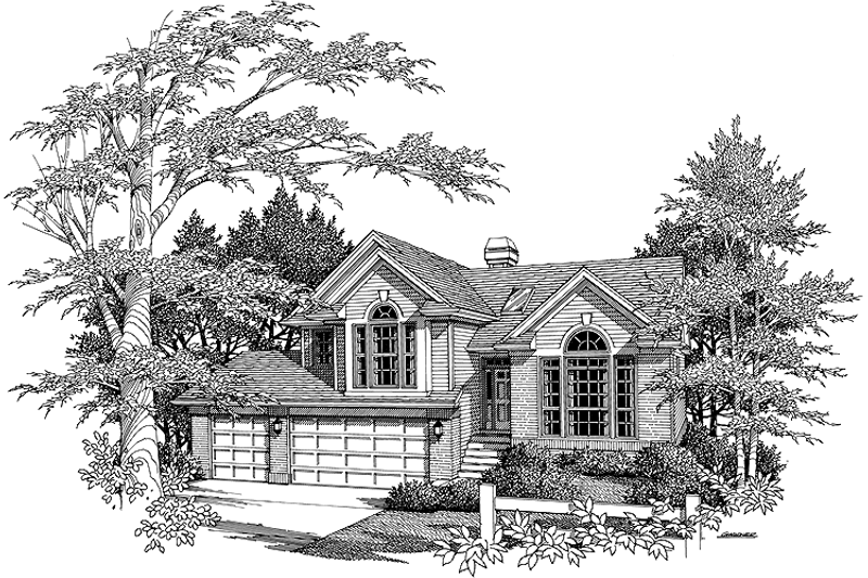 Home Plan - Contemporary Exterior - Front Elevation Plan #48-749