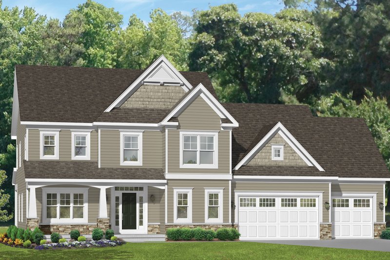 Home Plan - Traditional Exterior - Front Elevation Plan #1010-128