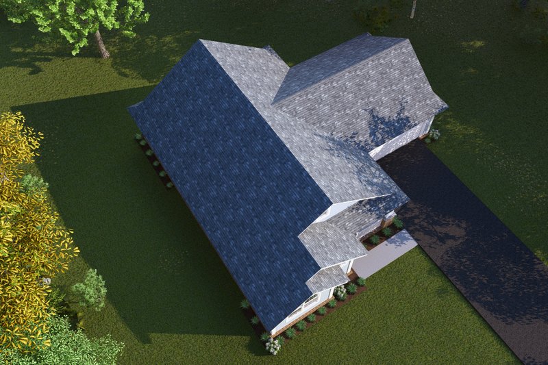 Architectural House Design - Exterior - Other Elevation 4 for Cottage House Plan #513-2210 - 3 bed, 2 bath