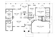 Adobe / Southwestern Style House Plan - 4 Beds 3 Baths 2778 Sq/Ft Plan #1-678 