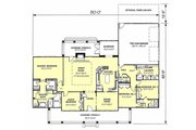 Southern Style House Plan - 4 Beds 2.5 Baths 2614 Sq/Ft Plan #44-126 