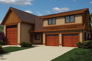Architectural House Design - Traditional Exterior - Front Elevation Plan #118-168