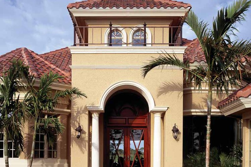 Home Plan - Exterior - Front Elevation 5 for Mediterranean House Plan #930-104 - 3 bed, 4.5 bath