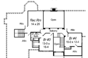 European Style House Plan - 4 Beds 3.5 Baths 3782 Sq/Ft Plan #329-307 