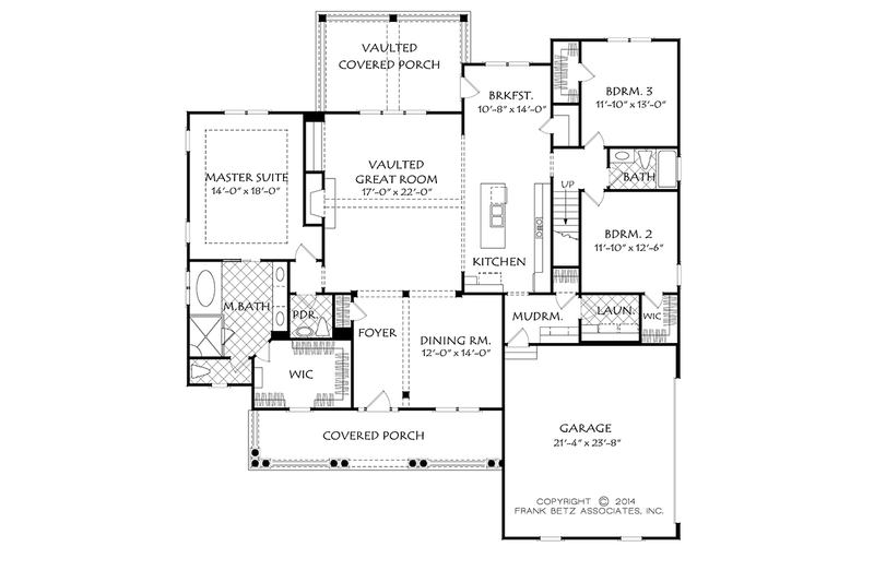 Dream House Plan - Floor Plan - Main Floor for Traditional House Plan #927-968 - 4 bed, 3.5 bath