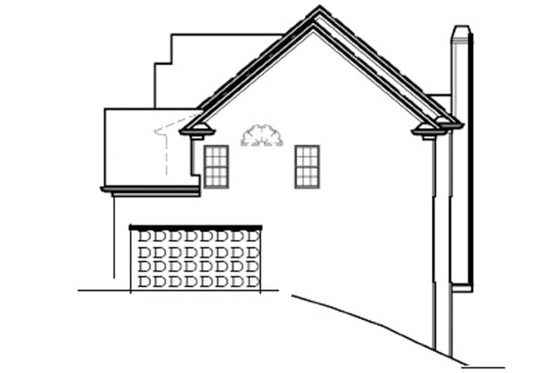 Home Plan - Exterior - Other Elevation for Country House Plan #54-180 - 4 bed, 2.5 bath