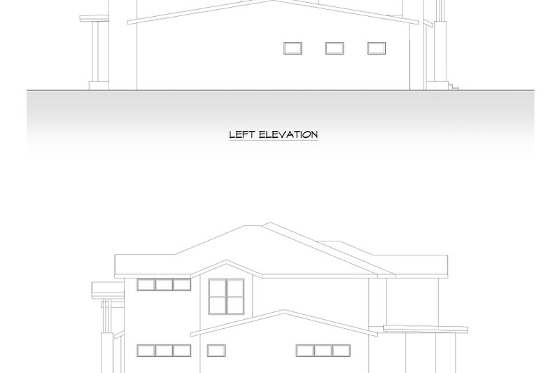 Home Plan - Exterior - Other Elevation 1 for Craftsman House Plan #1066-223 - 4 bed, 4.5 bath