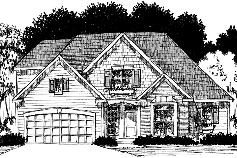 Home Plan - Traditional Exterior - Front Elevation Plan #328-405