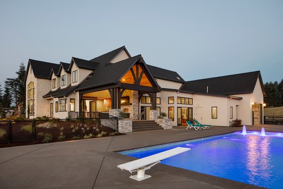 Exterior - Other Elevation for European House Plan #48-689 - 4 bed, 4.5 bath