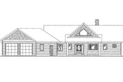 Bungalow Style House Plan - 3 Beds 2.5 Baths 3828 Sq/Ft Plan #117-647 