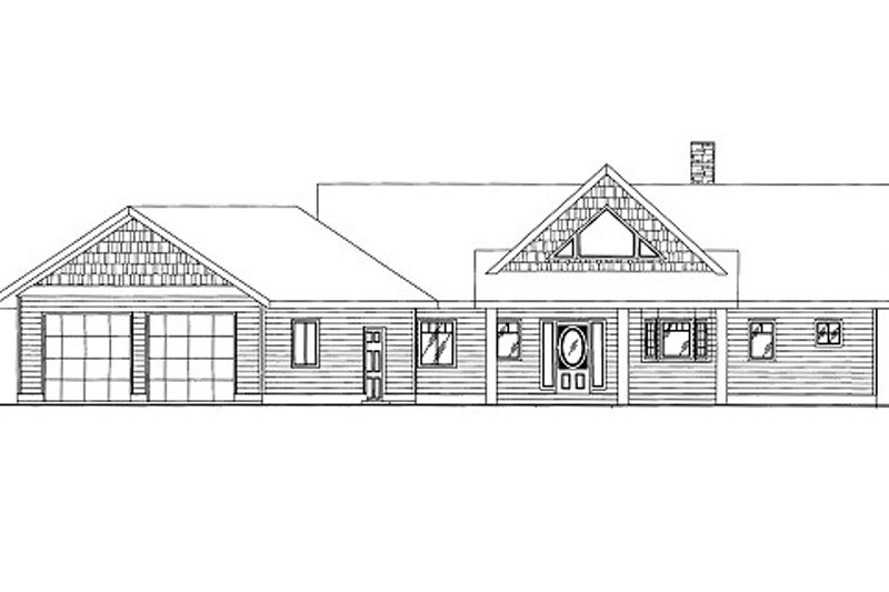 House Design - Bungalow Exterior - Front Elevation Plan #117-647
