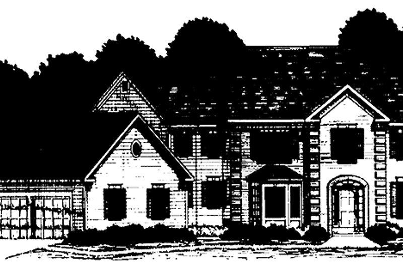 Dream House Plan - Colonial Exterior - Front Elevation Plan #328-215