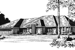 Dream House Plan - European Exterior - Front Elevation Plan #1001-111