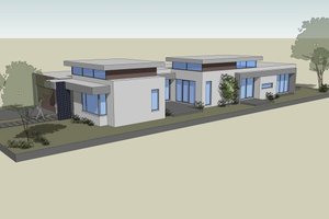 Exterior - Other Elevation for Modern House Plan #496-23 - 4 bed, 2.5 bath