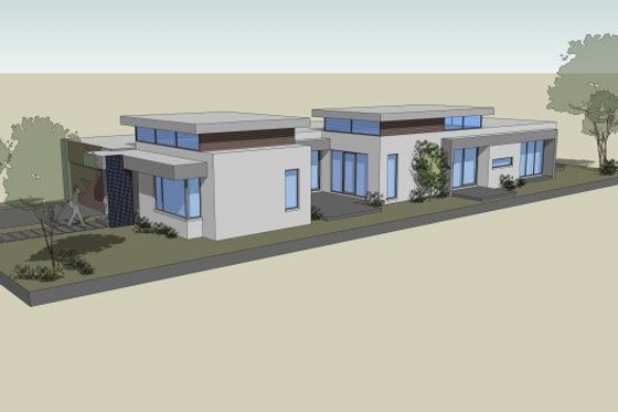 Exterior - Other Elevation for Modern House Plan #496-23 - 4 bed, 2.5 bath