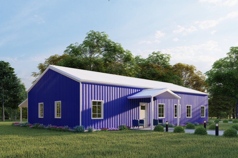 House Design - Exterior - Other Elevation for Barndominium House Plan #1107-34 - 3 bed, 2 bath