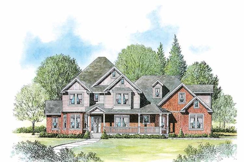 Home Plan - Victorian Exterior - Front Elevation Plan #308-258