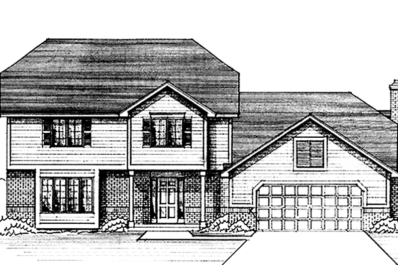 Dream House Plan - Colonial Exterior - Front Elevation Plan #51-859