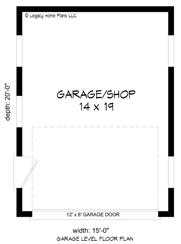 House Blueprint - Southern Floor Plan - Main Floor Plan #932-823